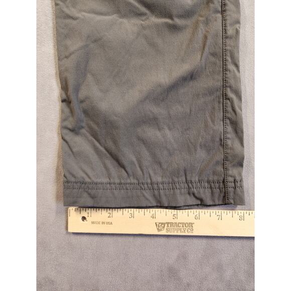 Eddie Bauer Travex Pants Women Size 14 Gray Nylon Stretch Hiking Outdoors Light - Picture 11 of 12